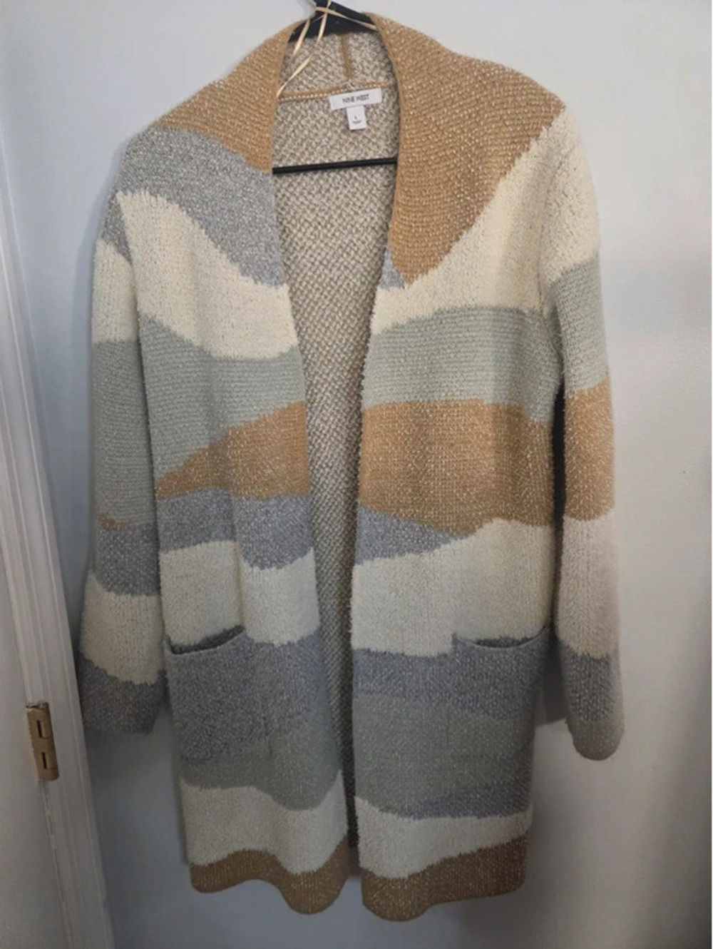 Nine West Cardigan Tan/grey/cream